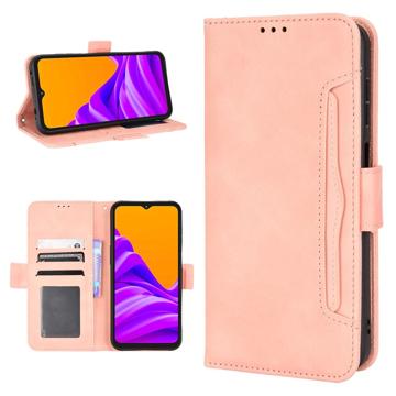 Cardholder Series Samsung Galaxy Xcover6 Pro Portemonnee Hoesje - Roze