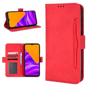 Cardholder Series Samsung Galaxy Xcover6 Pro Portemonnee Hoesje - Rood