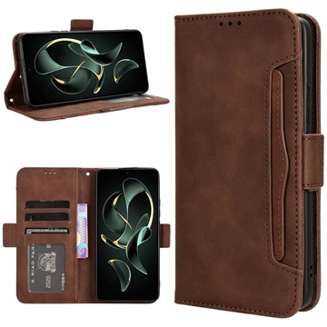 Xiaomi Redmi K60 Ultra Cardholder Series Portemonnee Hoesje - Bruin