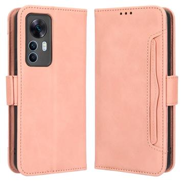 Cardholder Series Xiaomi 12T/12T Pro/Redmi K50 Ultra Portemonnee Hoesje - Roze