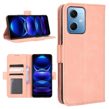 Cardholder Series Xiaomi Redmi Note 12 Portemonnee Hoesje - Roze