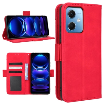 Cardholder Series Xiaomi Redmi Note 12 Portemonnee Hoesje - Rood