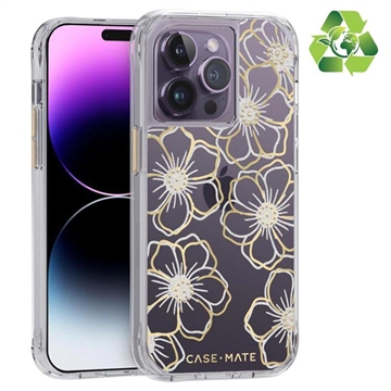 Case-Mate Floral Gems iPhone 14 Pro Max Hoesje - Doorzichtig