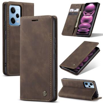 Xiaomi Redmi Note 12 Pro Caseme 013 Series Portemonnee Hoesje - Koffie