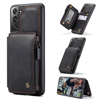 Caseme C20 Ritsvak Samsung Galaxy S22+ 5G Hybride Hoesje - Zwart