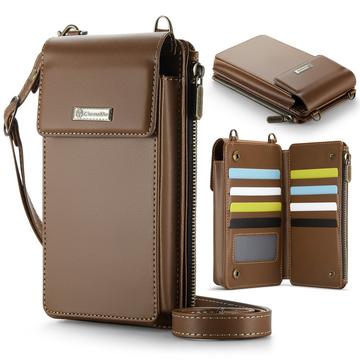 Caseme ME50 Universele Crossbody Tas met RFID Bescherming - 4-7.3 - Bruin