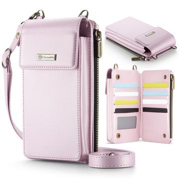 Caseme ME50 Universele Crossbody Tas met RFID Bescherming - 4-7.3 - Roze