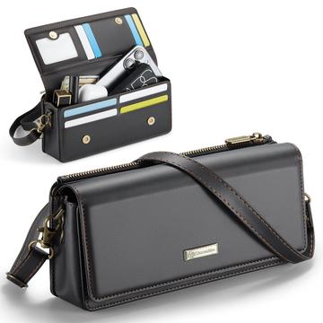 Caseme Me30 3-in-1 Crossbody Telefoontas - 4-7.5 - Zwart