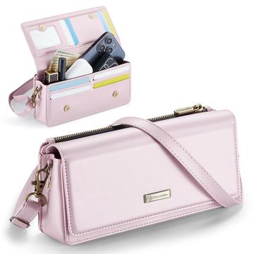 Caseme Me30 3-in-1 Crossbody Telefoontas - 4-7.5 - Roze