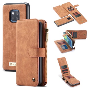 Caseme Multifunctionele Huawei Mate 20 Pro Wallet Case - Bruin