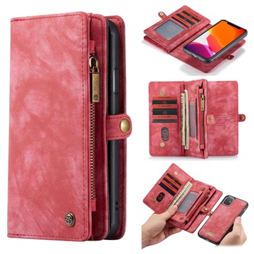 Caseme 2-in-1 Multifunctionele iPhone 11 Wallet Case - Rood