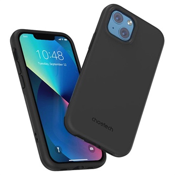 Choetech MFM Anti-Drop iPhone 13 Hybrid Case - Zwart