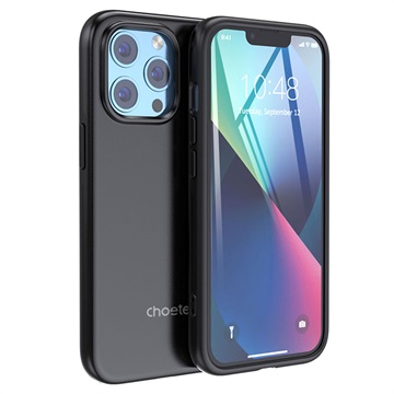 Choetech MFM Anti-Drop iPhone 13 Pro Max Hybrid Case - Zwart