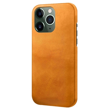 iPhone 14 Pro Max Gecoate Plastic Hoesje - Oranje