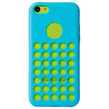 iPhone 5C Code Warmteafvoer TPU Case - Blauw