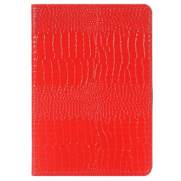 Krokodil Samsung Galaxy Tab S7+/S8+ Smart Folio Case - Rood