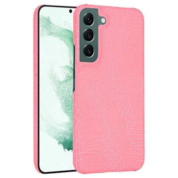 Crocodile Series Samsung Galaxy S22 5G Hoesje - Roze