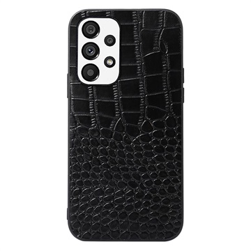 Crocodile Series Samsung Galaxy A33 5G Hybrid Case - Zwart