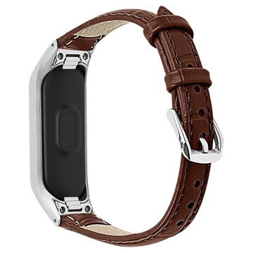 Crocodile Series Samsung Galaxy Fit e lederen band - bruin