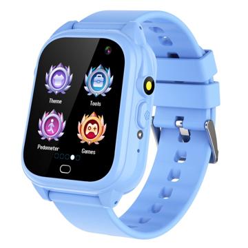 Smartwatch voor Kinderen met Siliconen band D05 - Blauw