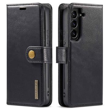 DG.Ming Samsung Galaxy S23 5G Afneembare Leren Portemonnee Hoesje - Zwart