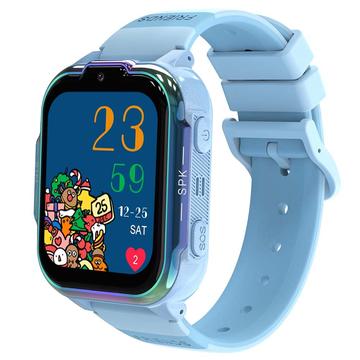 DH20 4G Slim Horloge voor Kinderen met Camera & Videogesprek - Deense, Noorse, Zweedse, Finse Talen - Blauw