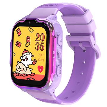 DH20 4G Slim Horloge voor Kinderen met Camera & Videogesprek - Deense, Noorse, Zweedse, Finse Talen - Paars