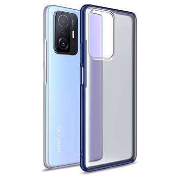 Xiaomi 11T/11T Pro Defense Series Hybride Hoesje - Doorschijnend Blauw