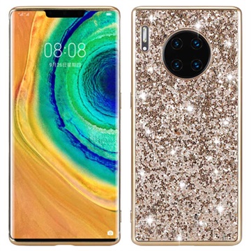 Diamond Series Huawei Mate 30 Pro Hybrid Case - Goud