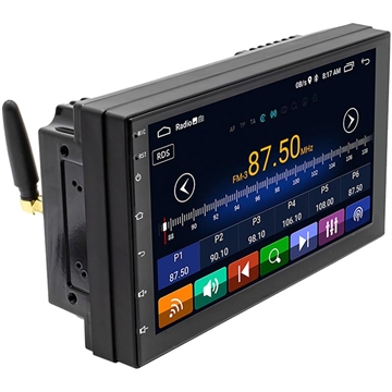 Dubbel Din CarPlay-Android-autoradio met GPS-navigatie S-072A
