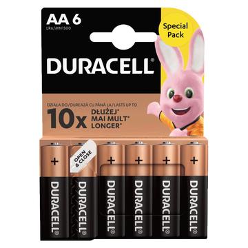 Duracell Basic LR6/AA Batterijen - 6 stuks.