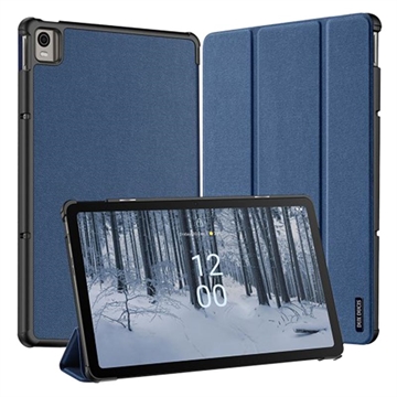Dux Ducis - Tablet Hoes geschikt voor Nokia T21 (2022) - 10.4 Inch - Domo Book Case - Auto Sleep/Wake functie - Blauw