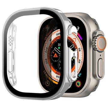 Dux Ducis Hamo Apple Watch Ultra Cover met Screenprotector - 49mm - Zilver