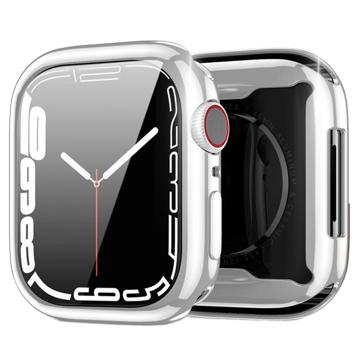 Dux Ducis Samo Apple Watch SE (2022)/SE/6/5/4 TPU Case met Screenprotector - 44mm - Zilver