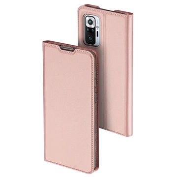 Dux Ducis Skin Pro Xiaomi Redmi Note 10 Pro Flip Case - Roze