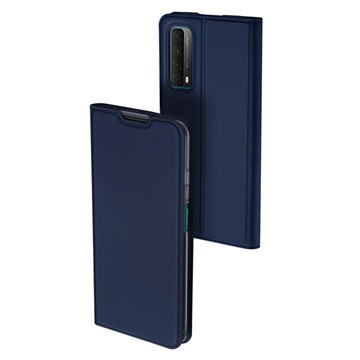 Dux Ducis Skin Pro Huawei P Smart 2021 Flip Case - Donkerblauw