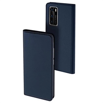 Dux Ducis Skin Pro Huawei P40 Flip Case - Donkerblauw