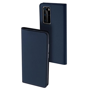 Dux Ducis Skin Pro Huawei P40 Pro Flip Case - Blauw