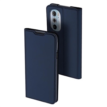 Dux Ducis - Telefoonhoesje geschikt voor Motorola Moto Edge 30 Pro - Skin Pro Book Case - Donker Blauw