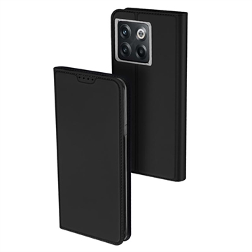 Telefoon Hoesje geschikt voor OnePlus 10T - Dux Ducis Skin Pro Book Case - Zwart