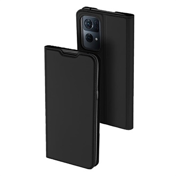 Dux Ducis Skin Pro Oppo Reno7 5G Flip Case - Zwart