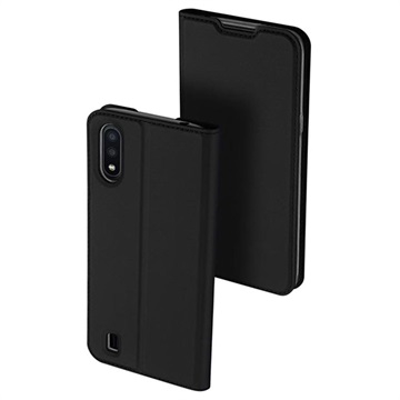 Dux Ducis Skin Pro Samsung Galaxy A01 Flip Case - Zwart