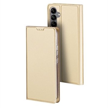 Telefoon hoesje geschikt voor Samsung Galaxy A34 5G - Dux Ducis Skin Pro Book case - Goud
