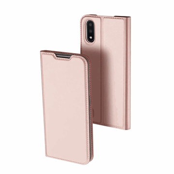 Dux Ducis Skin Pro Samsung Galaxy M01 Flip Case - Rose Gold