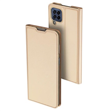 Dux Ducis Skin Pro Samsung Galaxy M33 Flip Cover - Goud