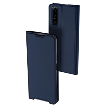 Dux Ducis Skin Pro Sony Xperia 1 IV Flip Case - Blauw