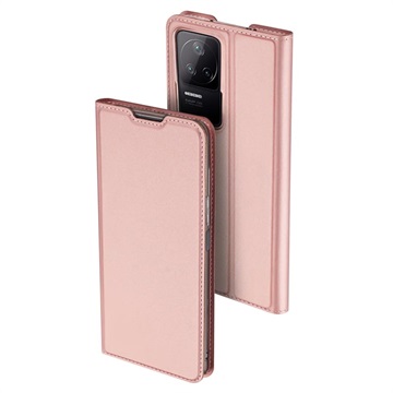 Dux Ducis Skin Pro Xiaomi Poco F4 Flip Case - Roze