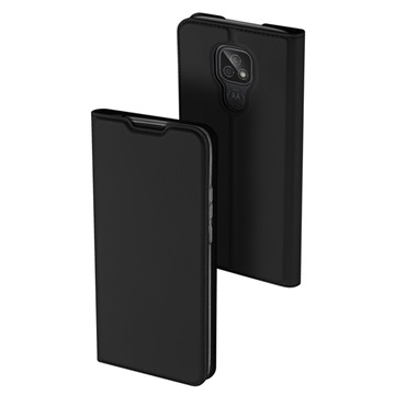 Dux Ducis Skin Pro Motorola Moto E7 Flip Case - Zwart