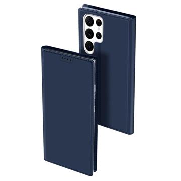 Dux Ducis Skin Pro Samsung Galaxy S23 Ultra 5G Flip Case - Blauw