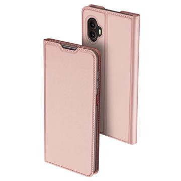 Dux Ducis Skin Pro Samsung Galaxy Xcover6 Pro Flip Cover - Roze